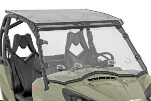 Can-Am Commander 1000 DPS Full Windshield - Rough Country - Scratch Resistant, Vented - '14-'18
